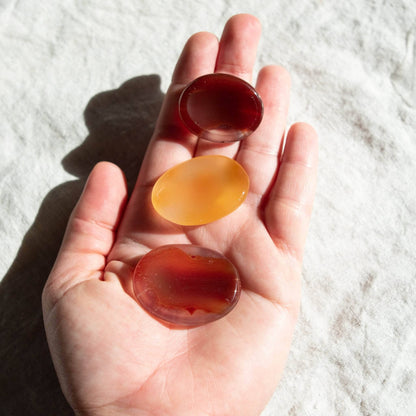 Carnelian Worry Stone by Tiny Rituals