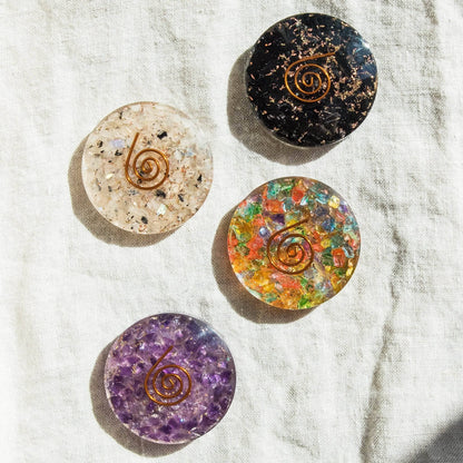 Gemstone Orgone Disc by Tiny Rituals