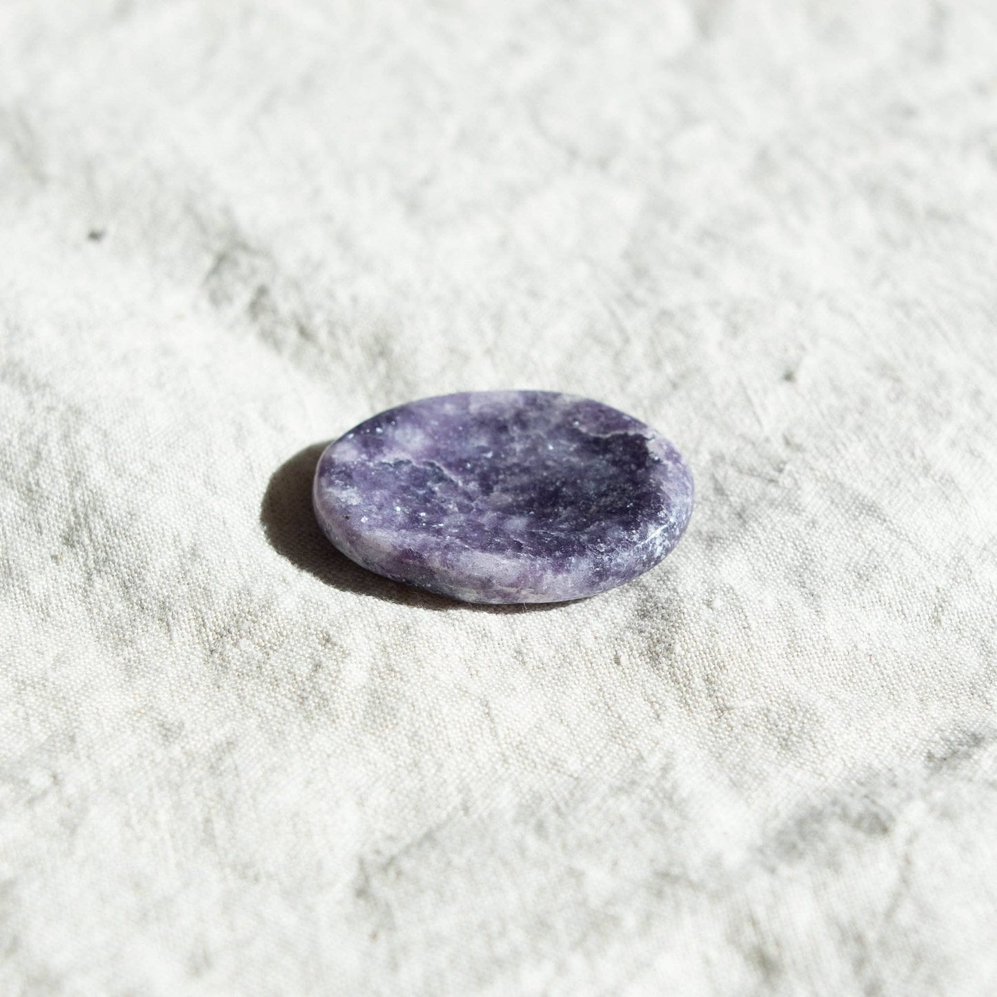 Lepidolite Worry Stone by Tiny Rituals