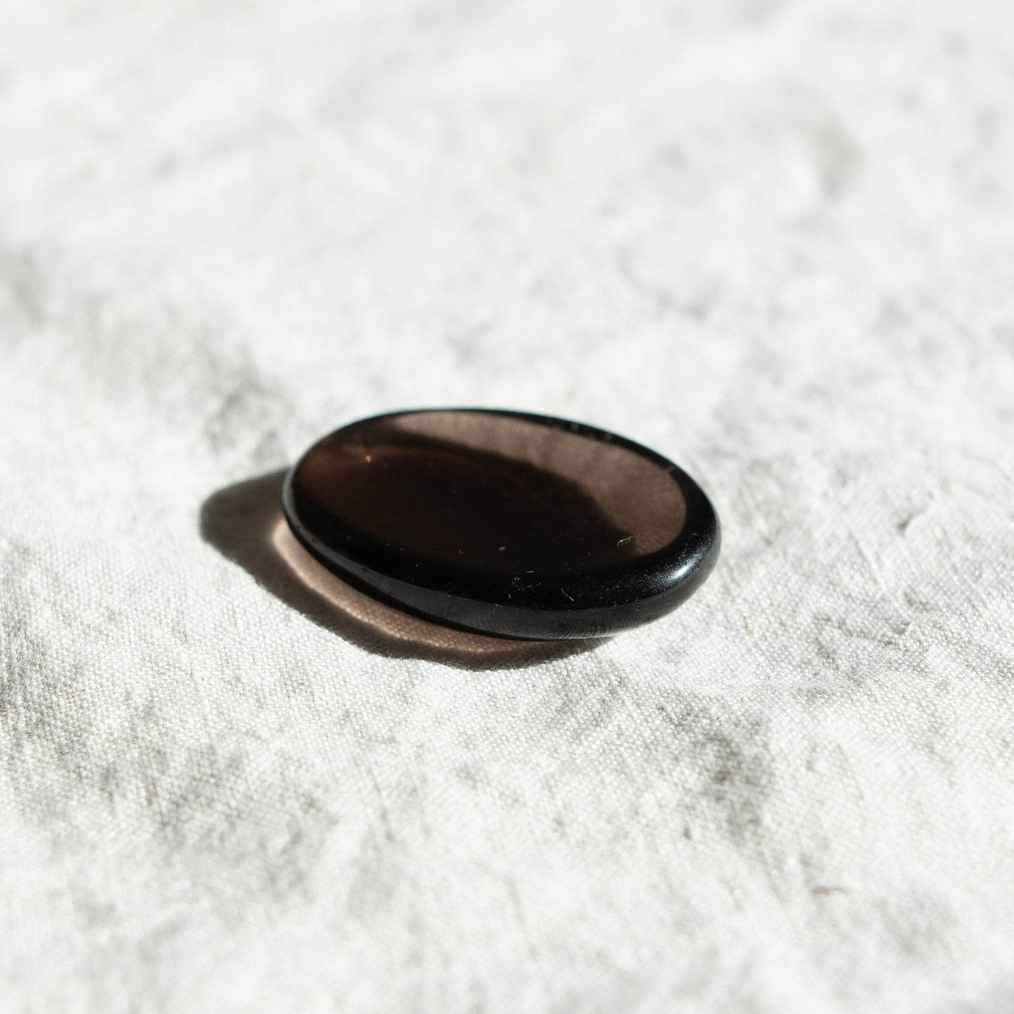 Smoky Quartz Worry Stone by Tiny Rituals