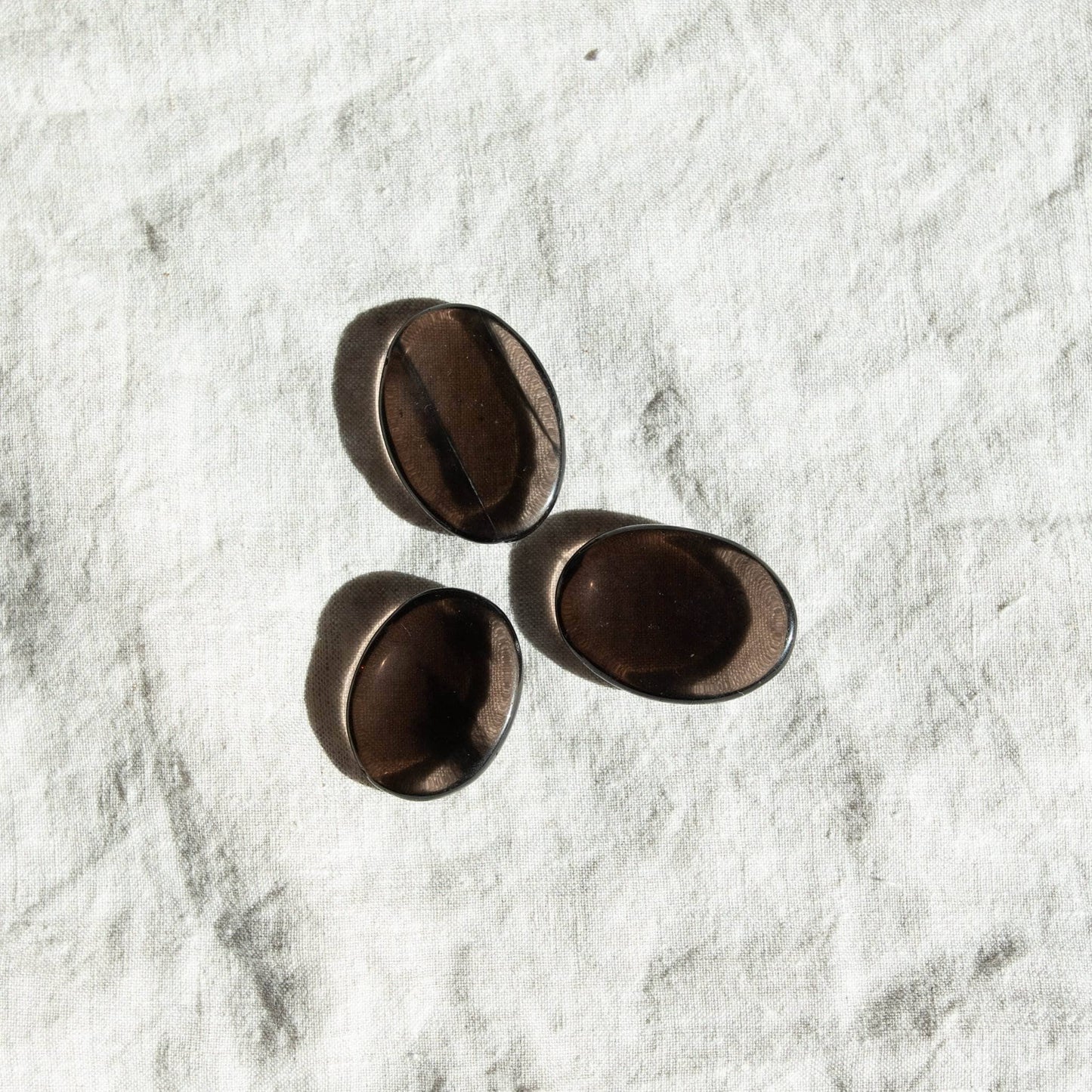 Smoky Quartz Worry Stone by Tiny Rituals