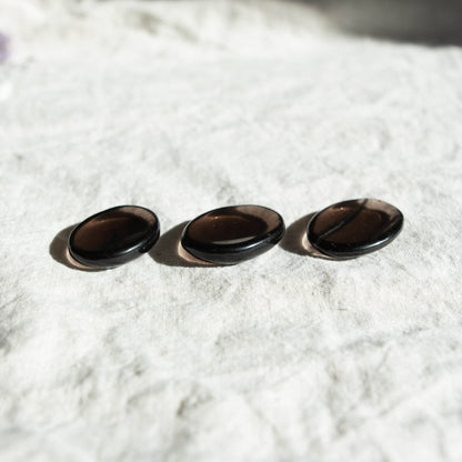 Smoky Quartz Worry Stone by Tiny Rituals