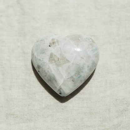 Rainbow Moonstone Heart by Tiny Rituals