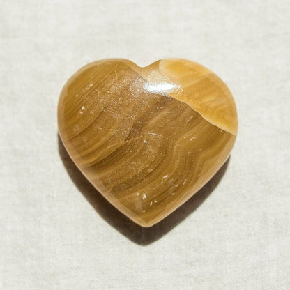 Yellow Calcite Heart by Tiny Rituals