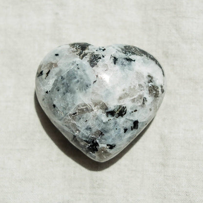 Rainbow Moonstone Heart by Tiny Rituals