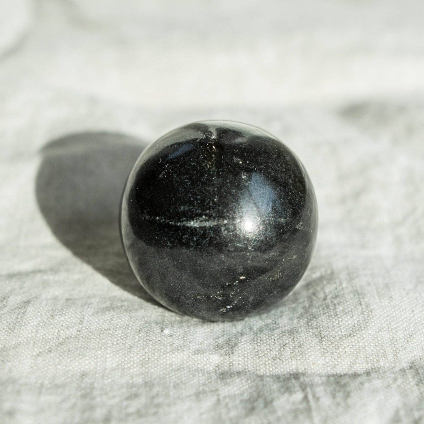 Black Tourmaline Sphere with Tripod by Tiny Rituals
