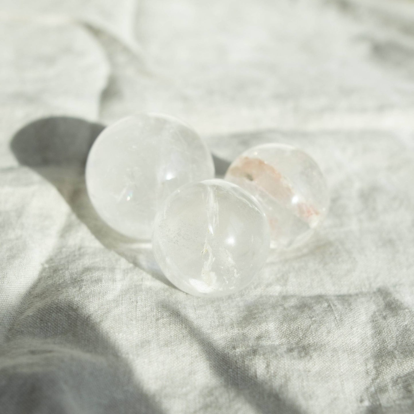 Clear Quartz Sphere with Tripod by Tiny Rituals