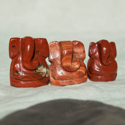 Red Jasper Ganesh by Tiny Rituals