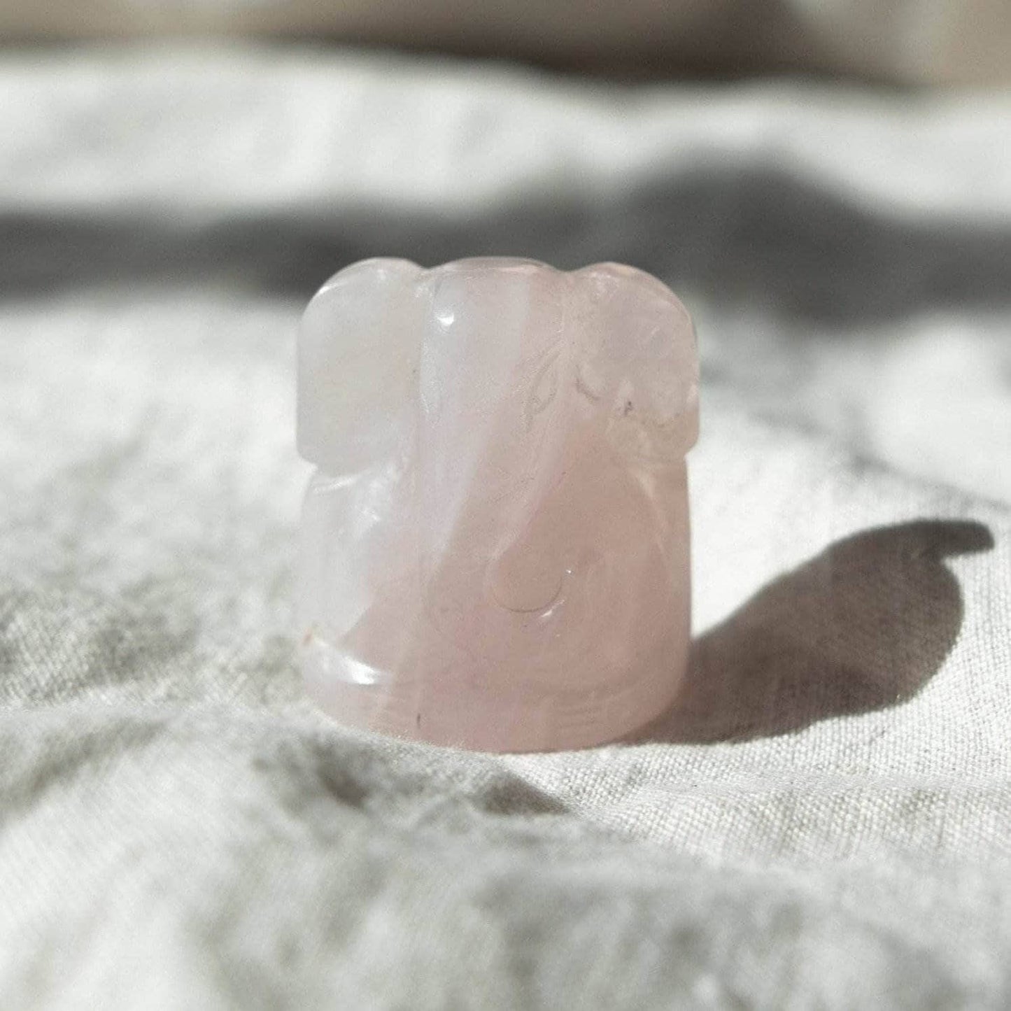 Rose Quartz Ganesh by Tiny Rituals