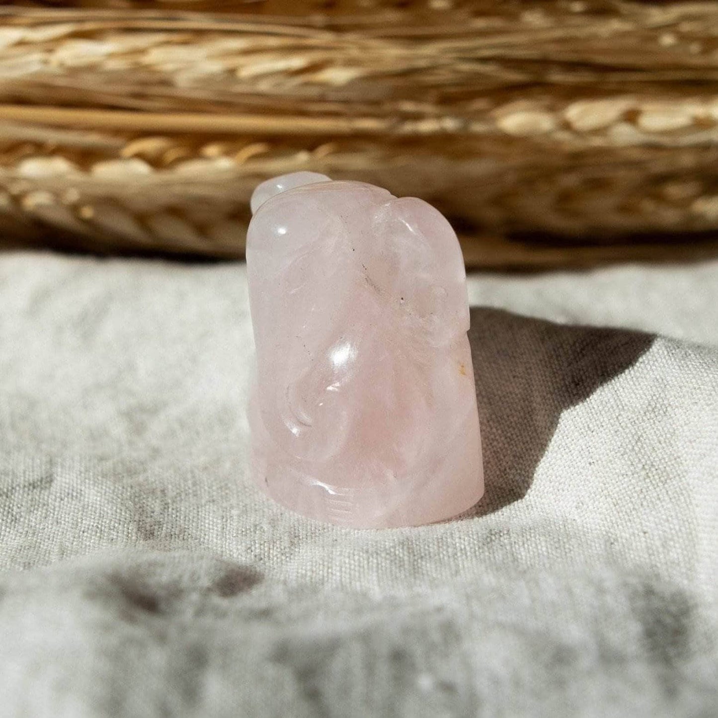 Rose Quartz Ganesh by Tiny Rituals