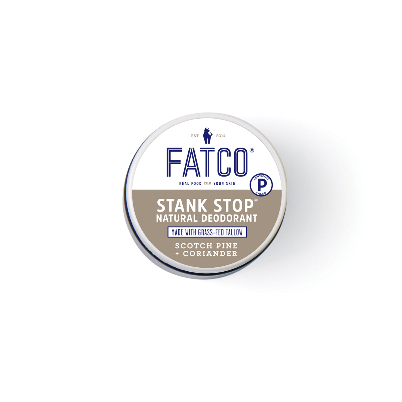 Stank Stop Cream Deodorant, Scotch Pine+Coriander, 1 Oz by FATCO Skincare Products