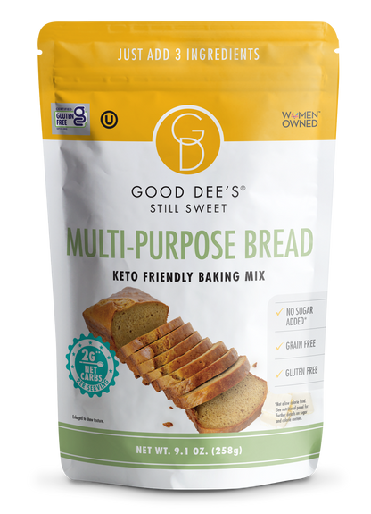 Multi-Purpose Keto Bread Mix - Gluten Free and No Added Sugar by Good Dee's