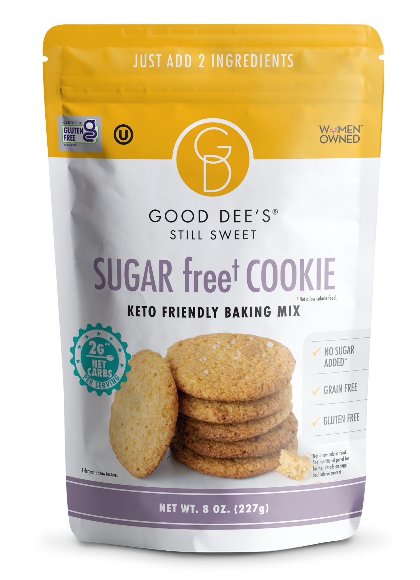 Sugar Free Keto Cookie Mix - Gluten Free and No Added Sugar by Good Dee's
