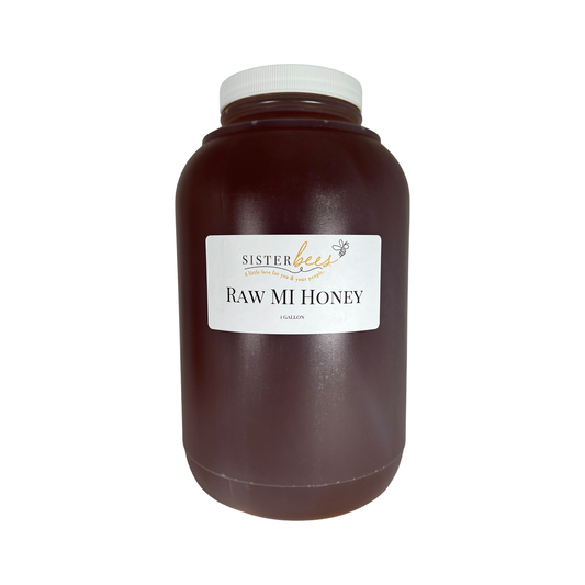 100% Wildflower Raw Michigan Honey - 1 Gallon by Sister Bees