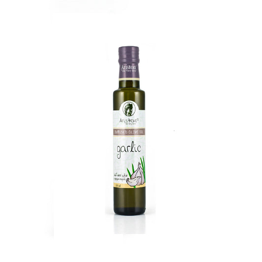 Garlic Infused Olive oil 8.45 fl oz by Alpha Omega Imports