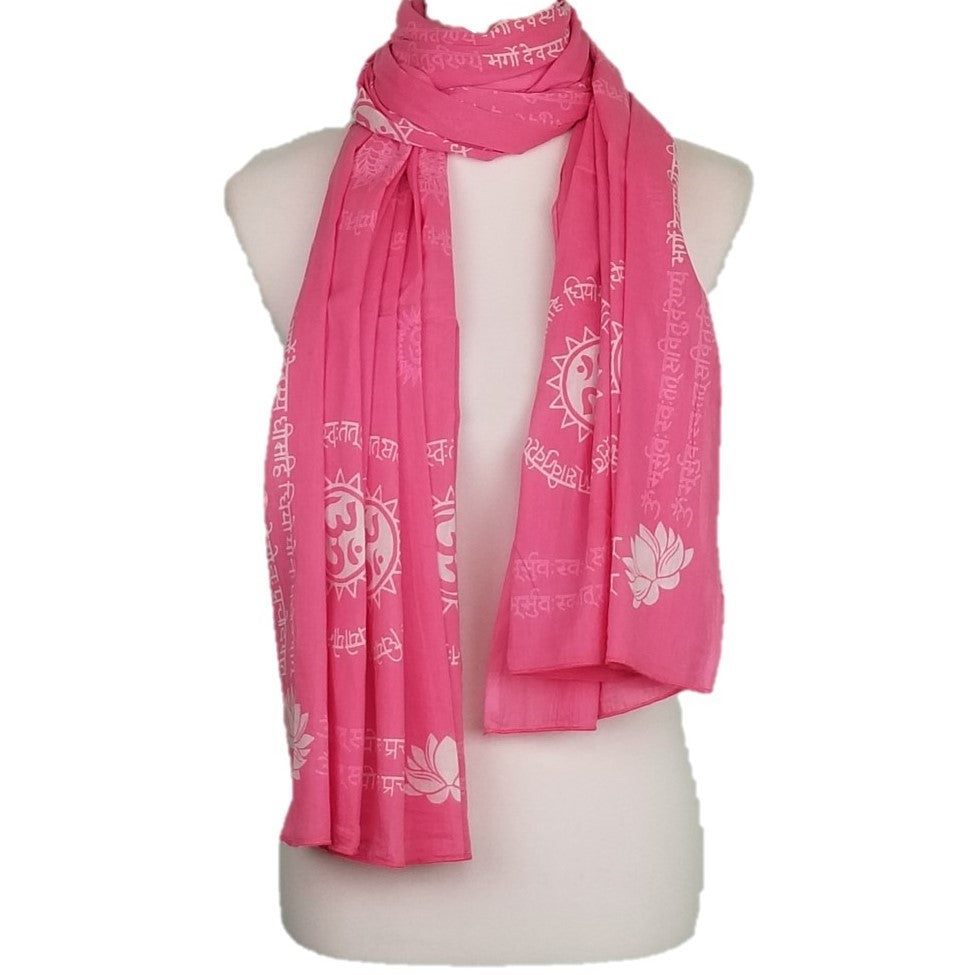 OMSutra Gayatri Mantra Prayer Shawl by OMSutra