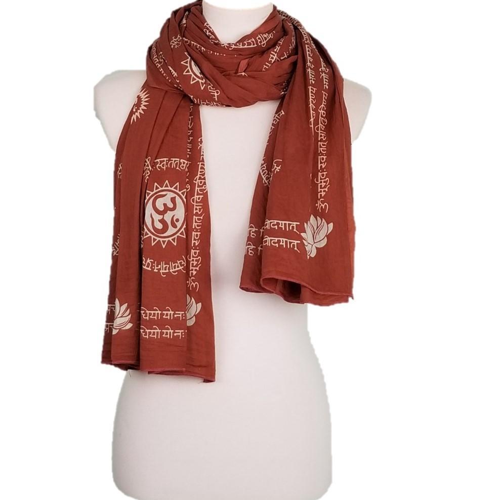 OMSutra Gayatri Mantra Prayer Shawl by OMSutra