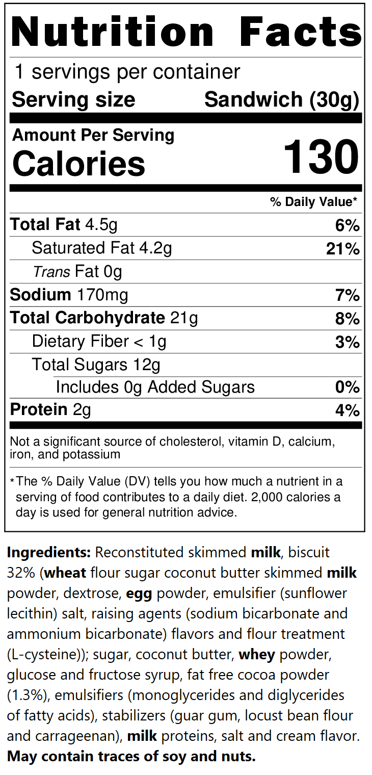 Freeze-Dried Ice Cream Sandwich (Chocolate Cream) by The Rotten Fruit Box