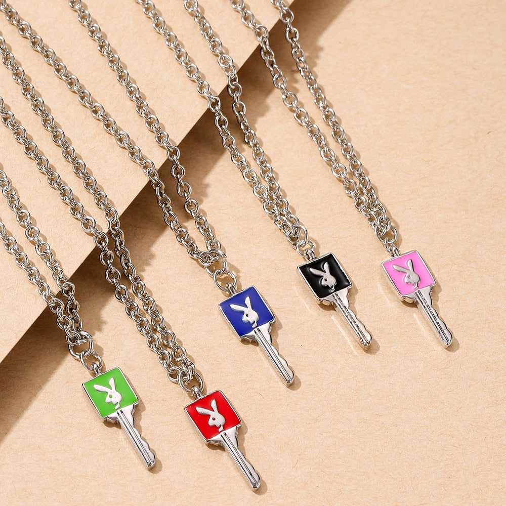 Mini Playboy Key Necklace by White Market