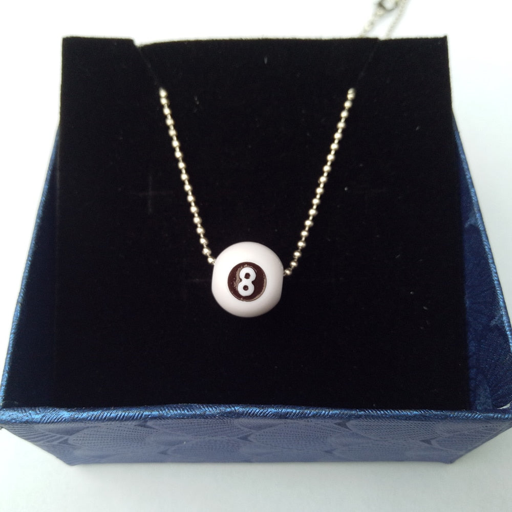 Eight Ball Necklace by White Market