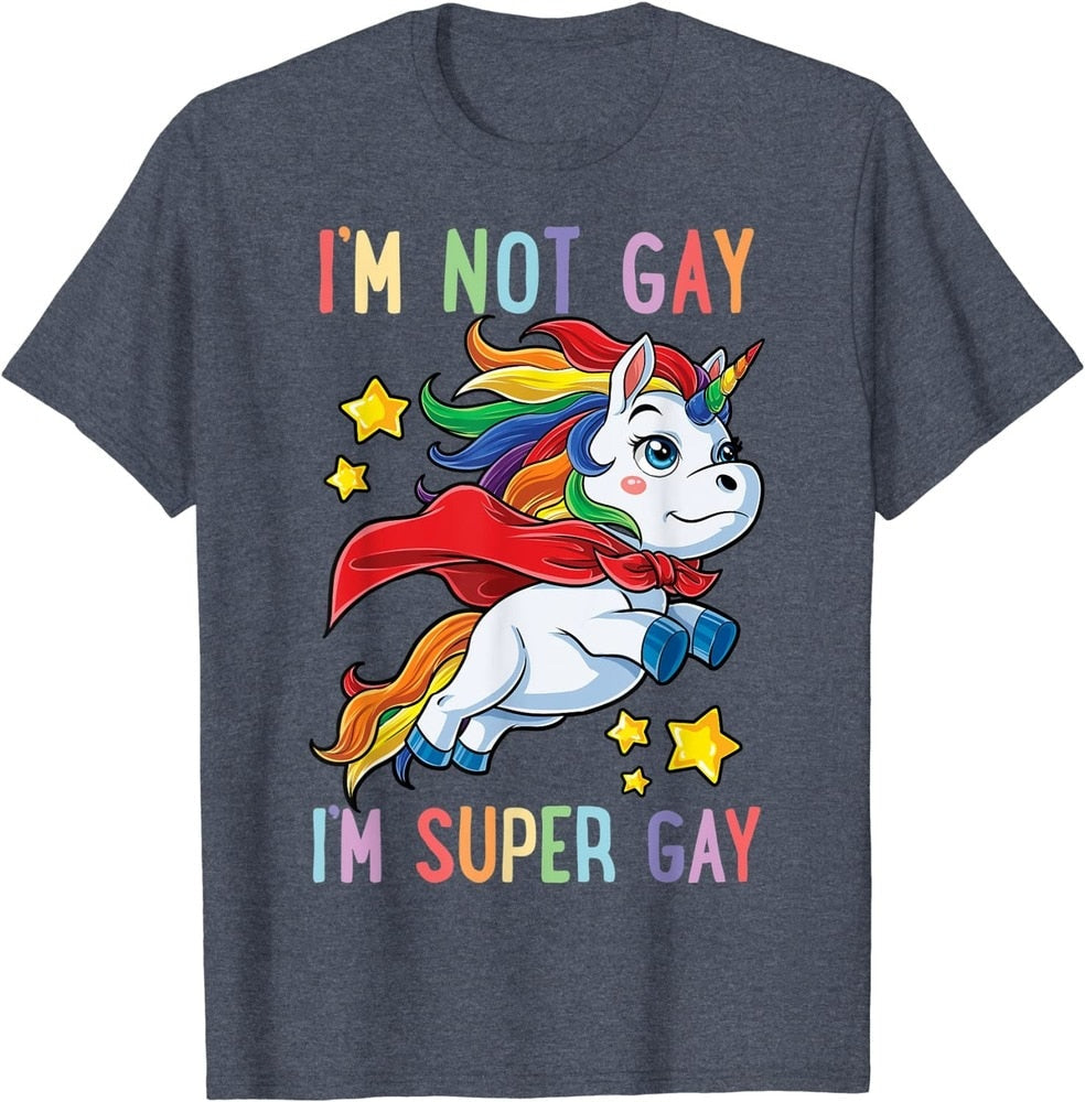 I'm Not Gay I'm Super Gay Tee by White Market