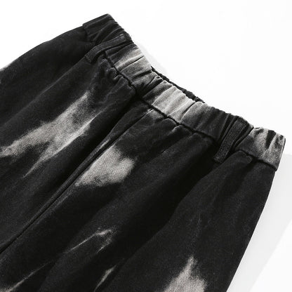 Bleach Splattered Dyed Trousers by White Market