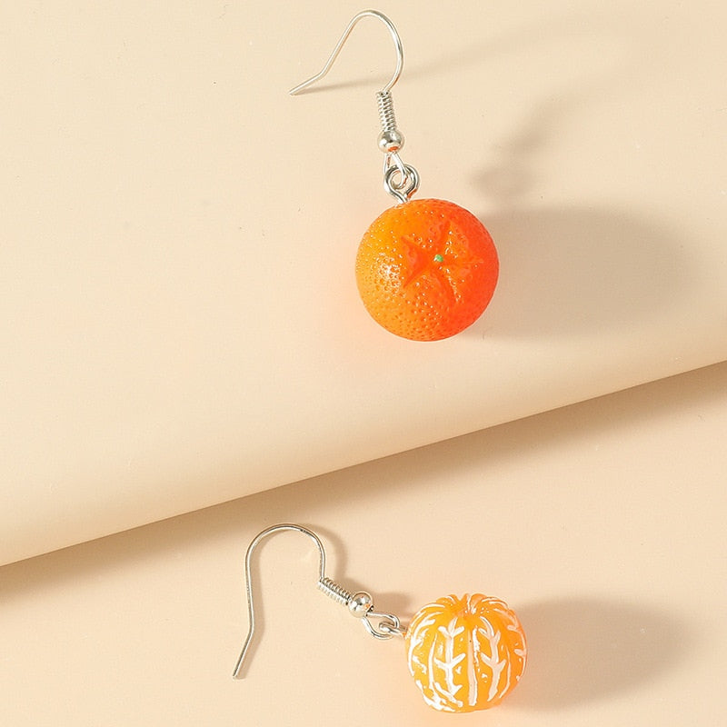 Orange Earrings by White Market