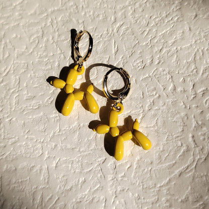 Mini Balloon Dog Earrings by White Market