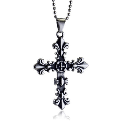 Stainless Steel Cross Necklace by White Market