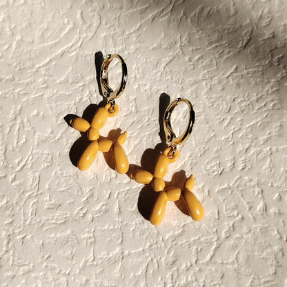 Mini Balloon Dog Earrings by White Market