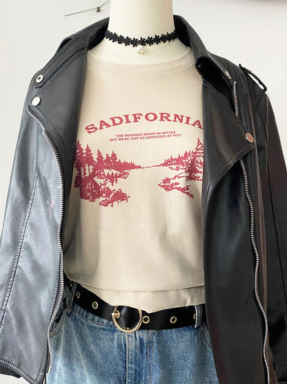 "Sadifornia" Tee by White Market