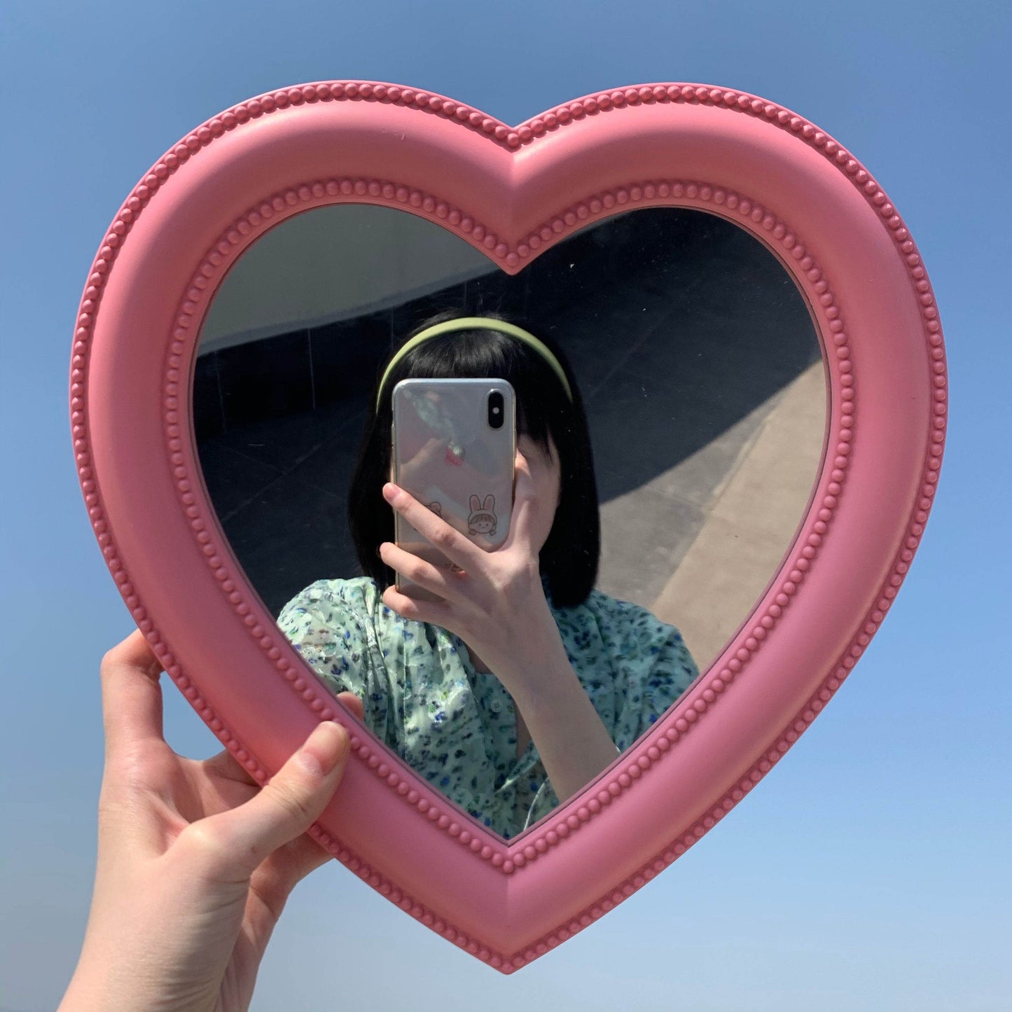 Love Heart Cosmetic Mirror by White Market