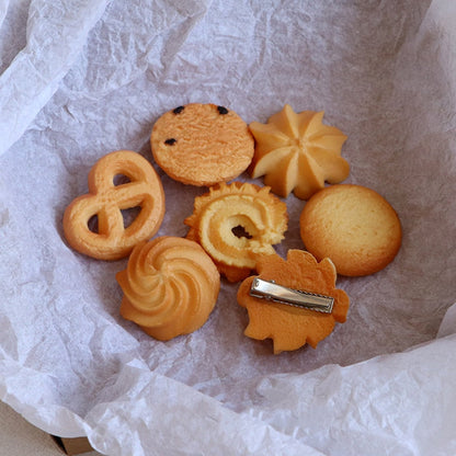 Biscuit Cookies Hair Clip by White Market