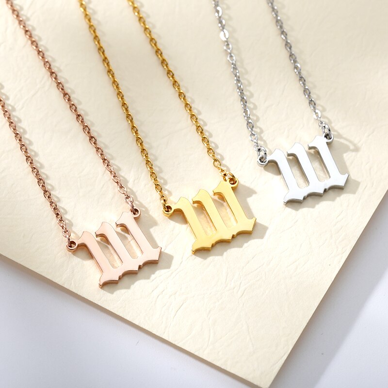 Angel Number Necklace by White Market