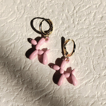 Mini Balloon Dog Earrings by White Market