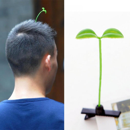 Grass Sprout Hair Clip by White Market