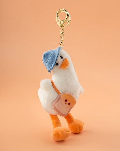 Curved Neck Duck Keychain by White Market