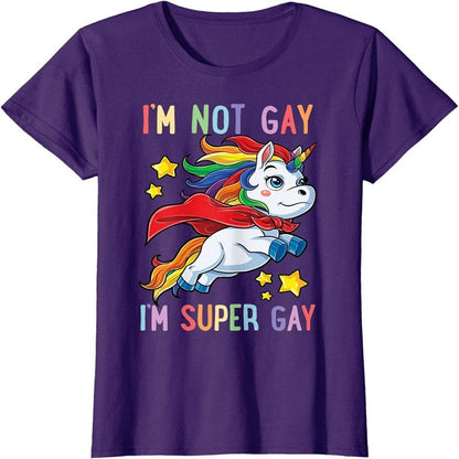 I'm Not Gay I'm Super Gay Tee by White Market