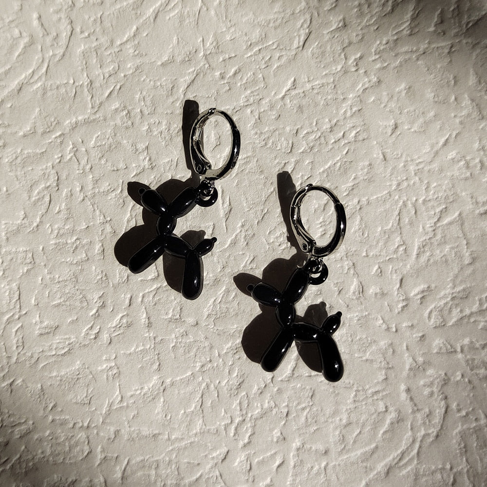 Mini Balloon Dog Earrings by White Market