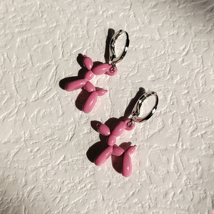 Mini Balloon Dog Earrings by White Market