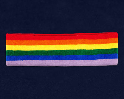 25 Rainbow Gay Pride Sport Headbands by Fundraising For A Cause