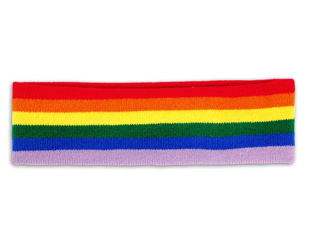 25 Rainbow Gay Pride Sport Headbands by Fundraising For A Cause