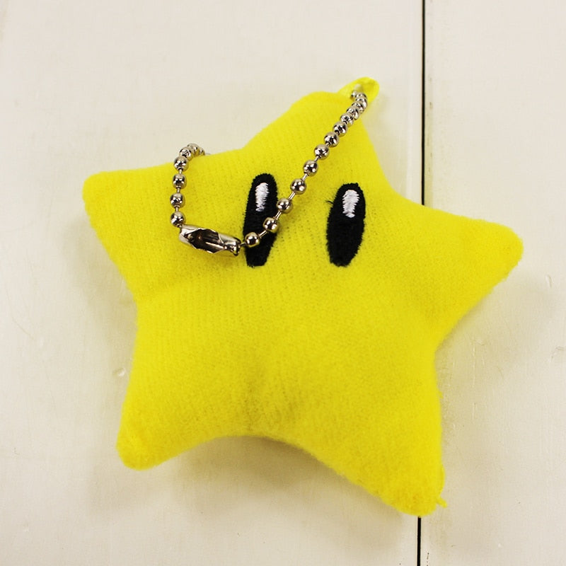 Mario Invincibility Star Keychain by White Market