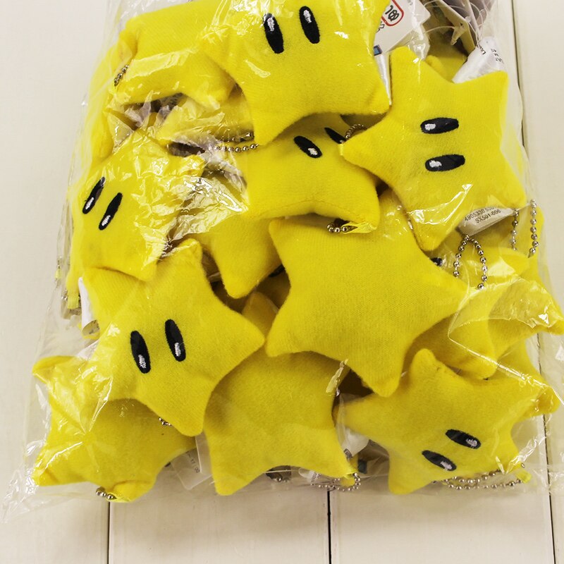 Mario Invincibility Star Keychain by White Market