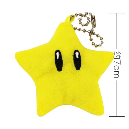 Mario Invincibility Star Keychain by White Market