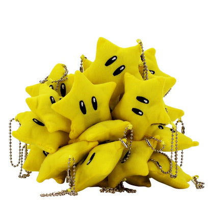 Mario Invincibility Star Keychain by White Market