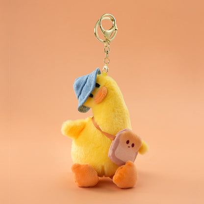 Curved Neck Duck Keychain by White Market