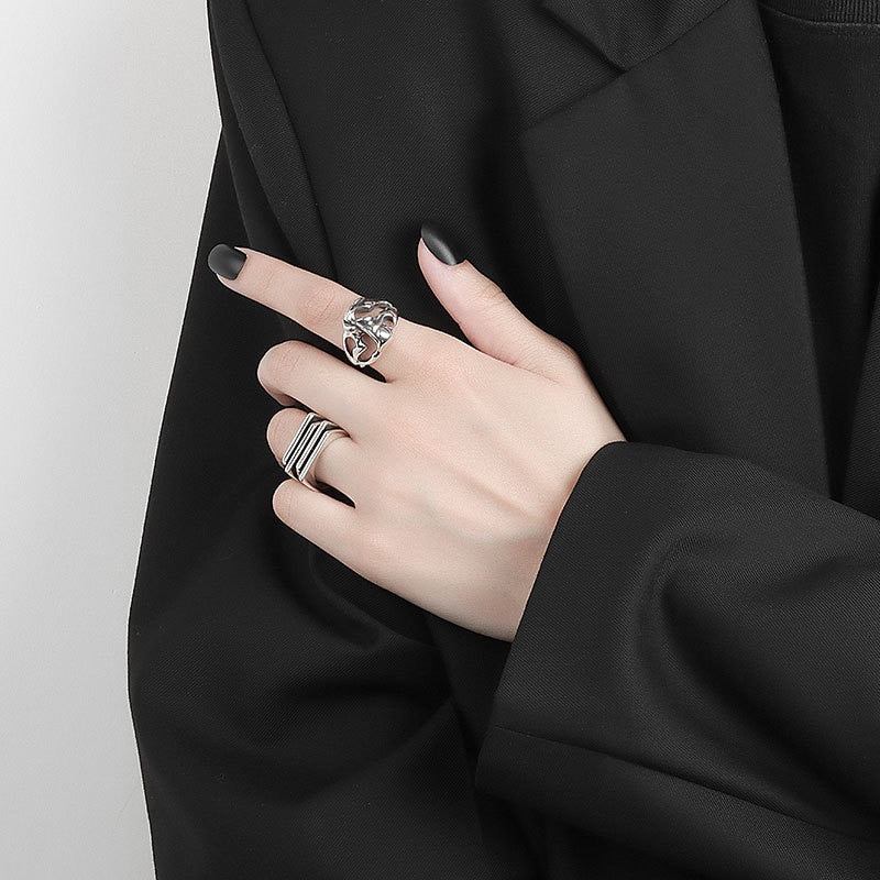 Molten Silver Ring by White Market