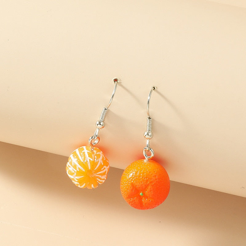 Orange Earrings by White Market