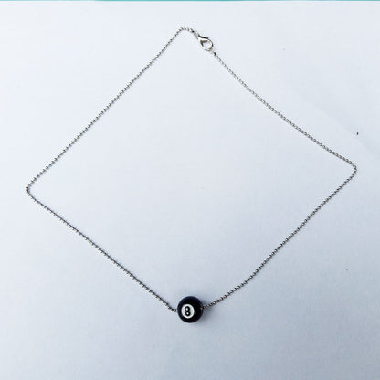 Eight Ball Necklace by White Market